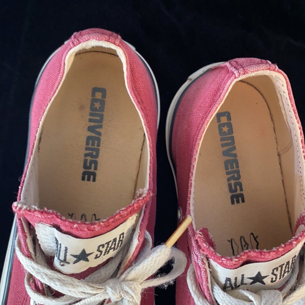 Maroon Converse - image 2